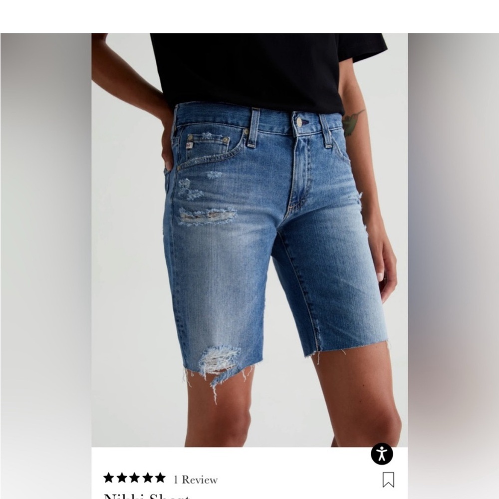 AG Adriano Goldschmied “The Nikki Short” relaxed skinny short 24 - Picture 11 of 11